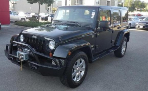 Forest Green Jeep Wrangler