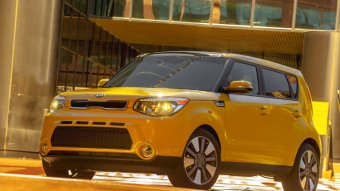 2015 Kia Soul in yellow