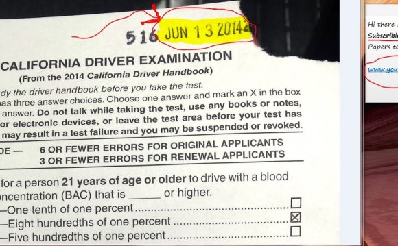 Drivers written test