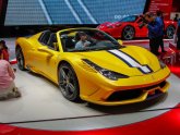 Ferrari car and driver