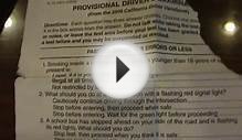 California DMV driver license Written Test Paper Test Part 1