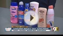 Consumer Reports best sunscreens
