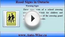 Ontario Driving Test G1 - Road Signs - 4 ( Information and