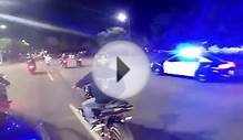 Police used cars and helicopters chasing monsters driver