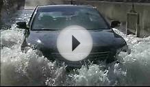 Toyota flooded road driving test
